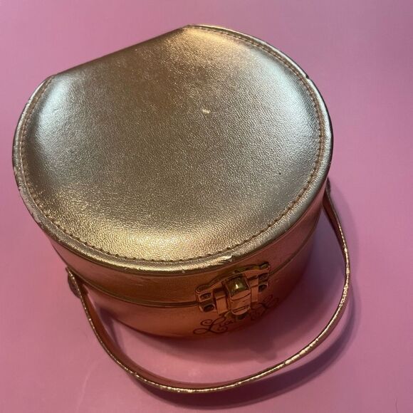 Louvett Pink Satin Fabric Watch Gold Tone NWT Includes Gold Box Case - Picture 8 of 13